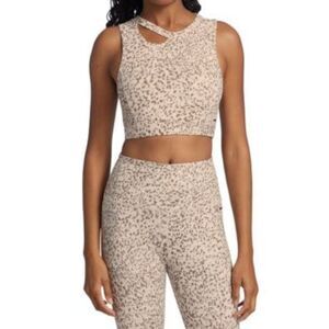 N: PHILANTHROPY Intimates Beige Medium Support Animal Print Sports Bra M